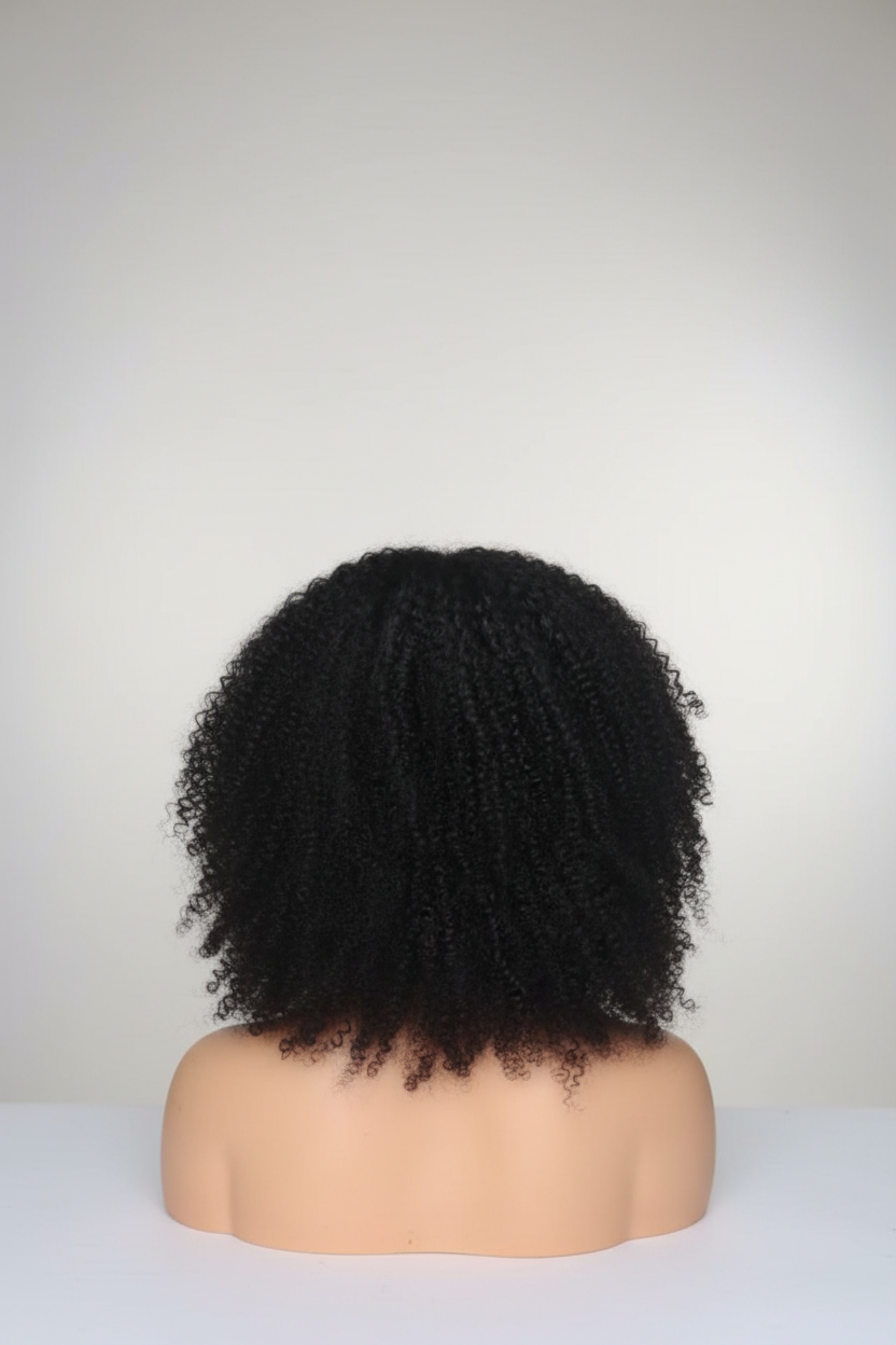 16” 13x4 HD Lace Small Kinky Curly Wig | 210% Density Human Hair Wig