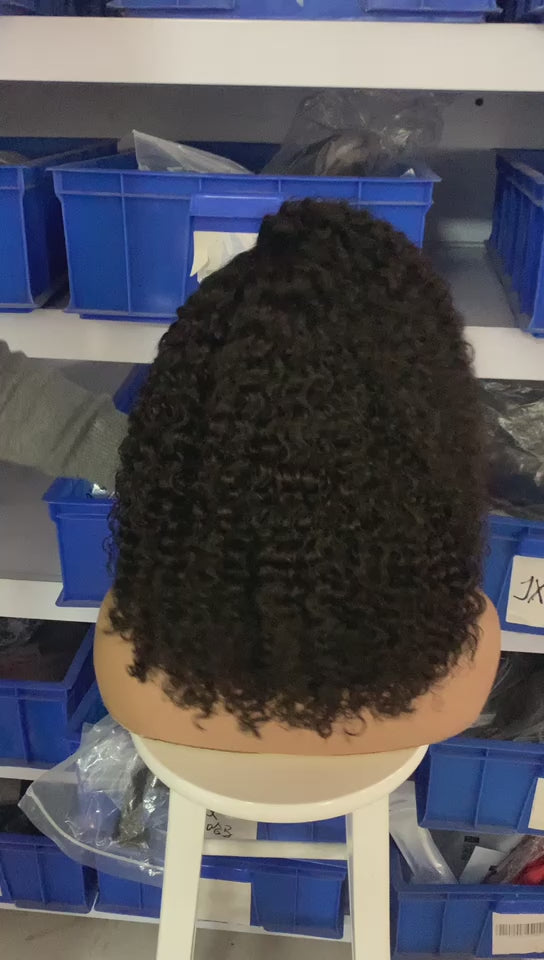 14” 13x6 HD Lace Curly Wig | 200% Density Full & Bouncy Natural Look